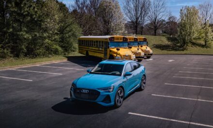 Audi, partners demonstrate improved school bus and zone safety with C-V2X