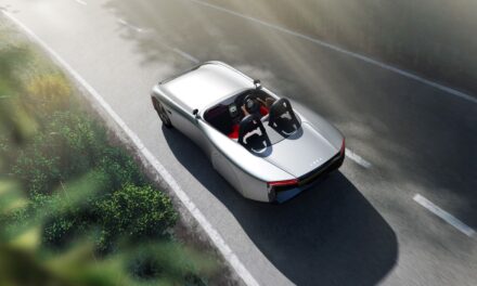British consortium shows a lightweight electric sports car of the future