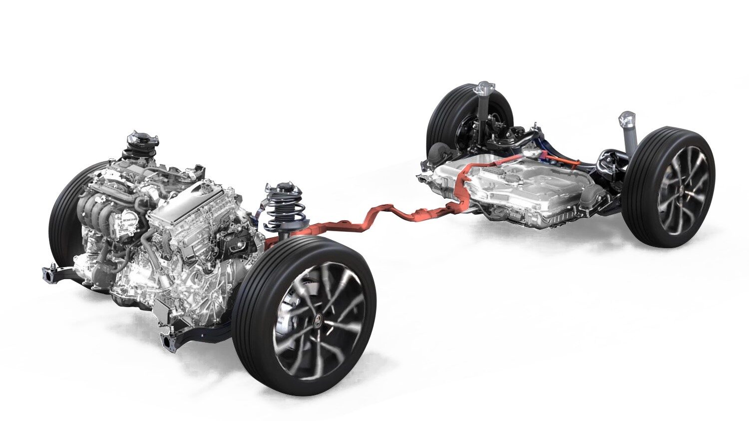 Toyota Prius Prime hybrid powertrain.