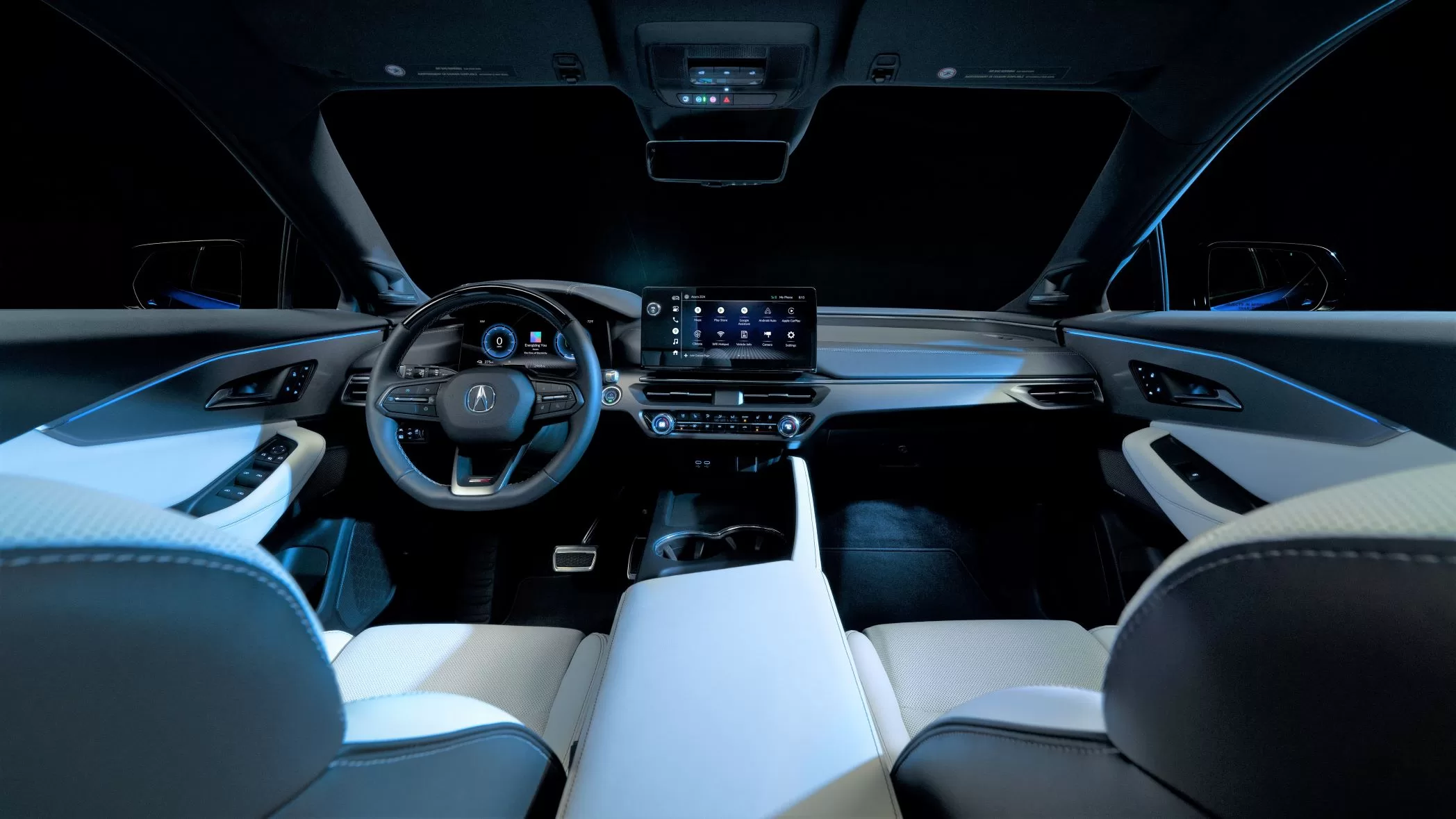 Acura ZDX Type S interior.