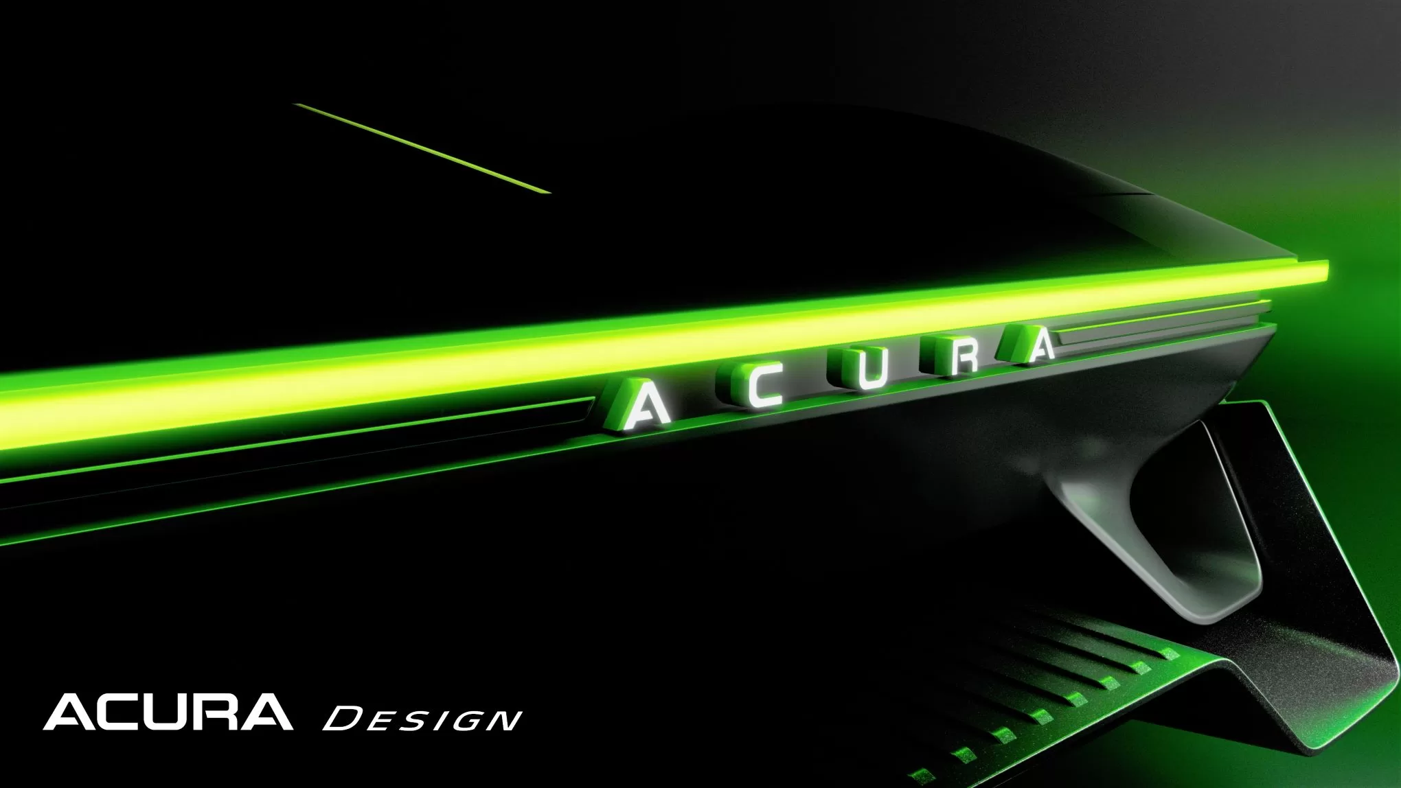 Acura Electric Vision design study rear.