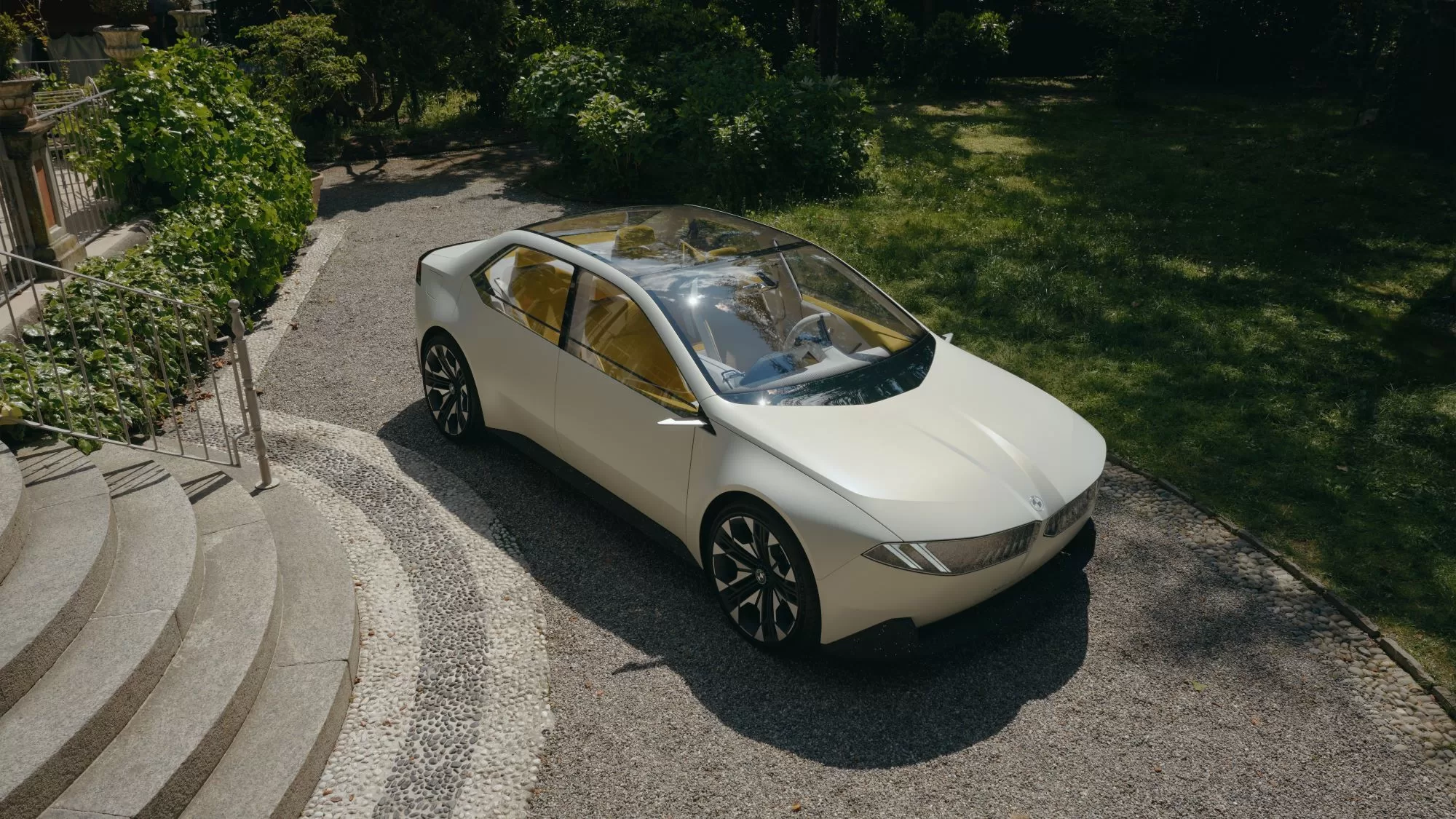 BMW Vision Neue Klasse from above.