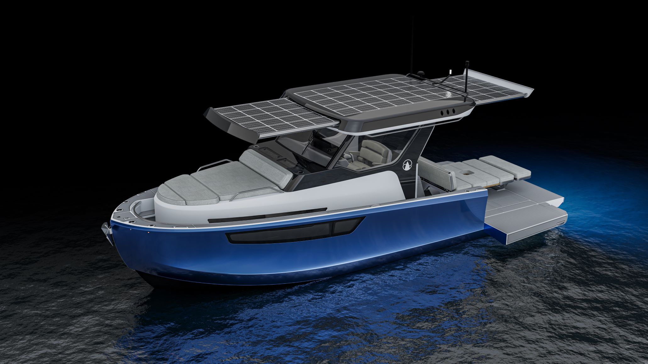 BIG R30 beta render, solar canopy and deck deployed.
