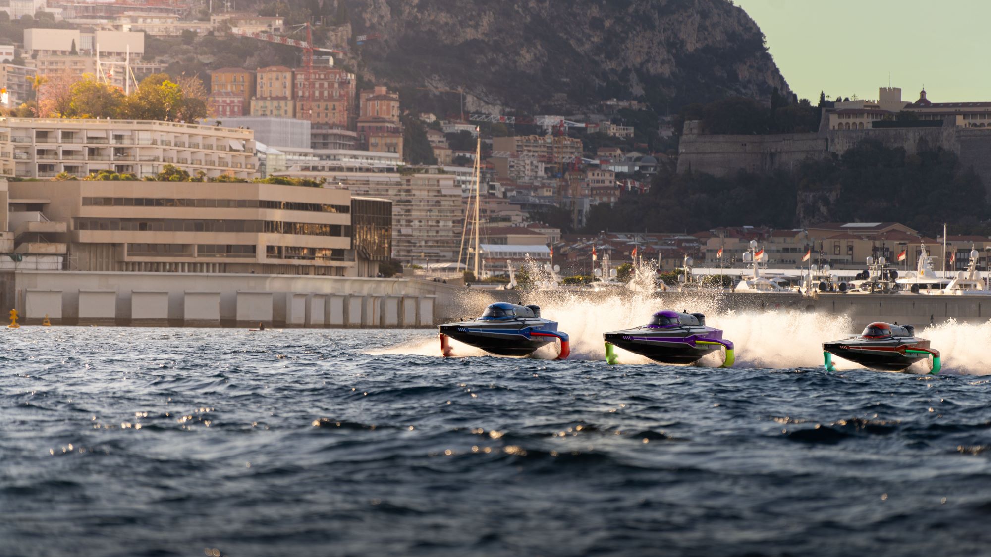 E1 Series RaceBirds in Monaco.