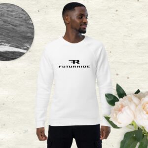 Unisex organic raglan sweatshirt