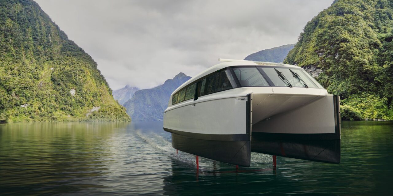 Candela electric hydrofoil to help cut carbon emissions for New Zealand electricity provider