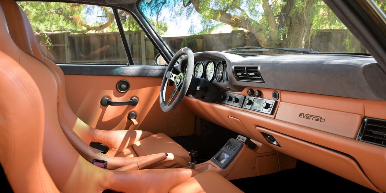 Everrati’s first Porsche 964 RSR homage debuts Bridge of Weir’s bio-based leather