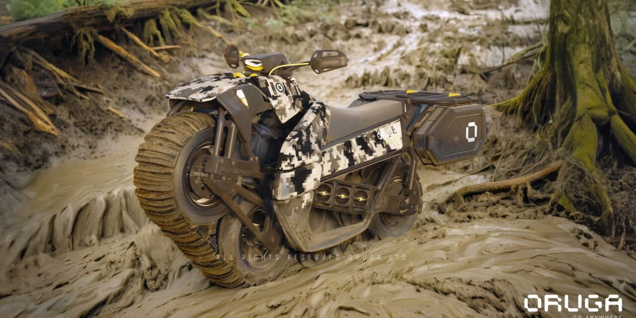 Oruga shows ‘world first’ electric single-track off-road motorcycle at Move America