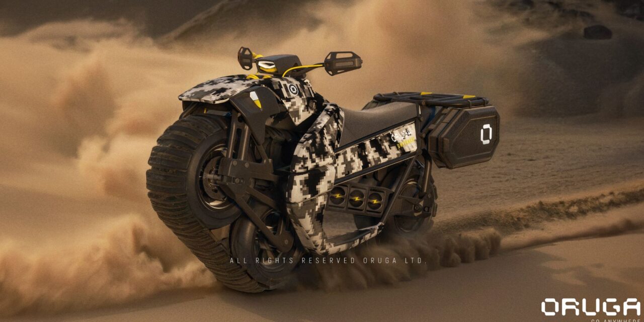 Oruga shows ‘world first’ electric single-track off-road motorcycle at Move America