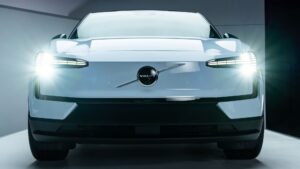Volvo says that almost one fifth of the EX30’s steel is recycled material.