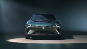 Renault Emblème demo car front.