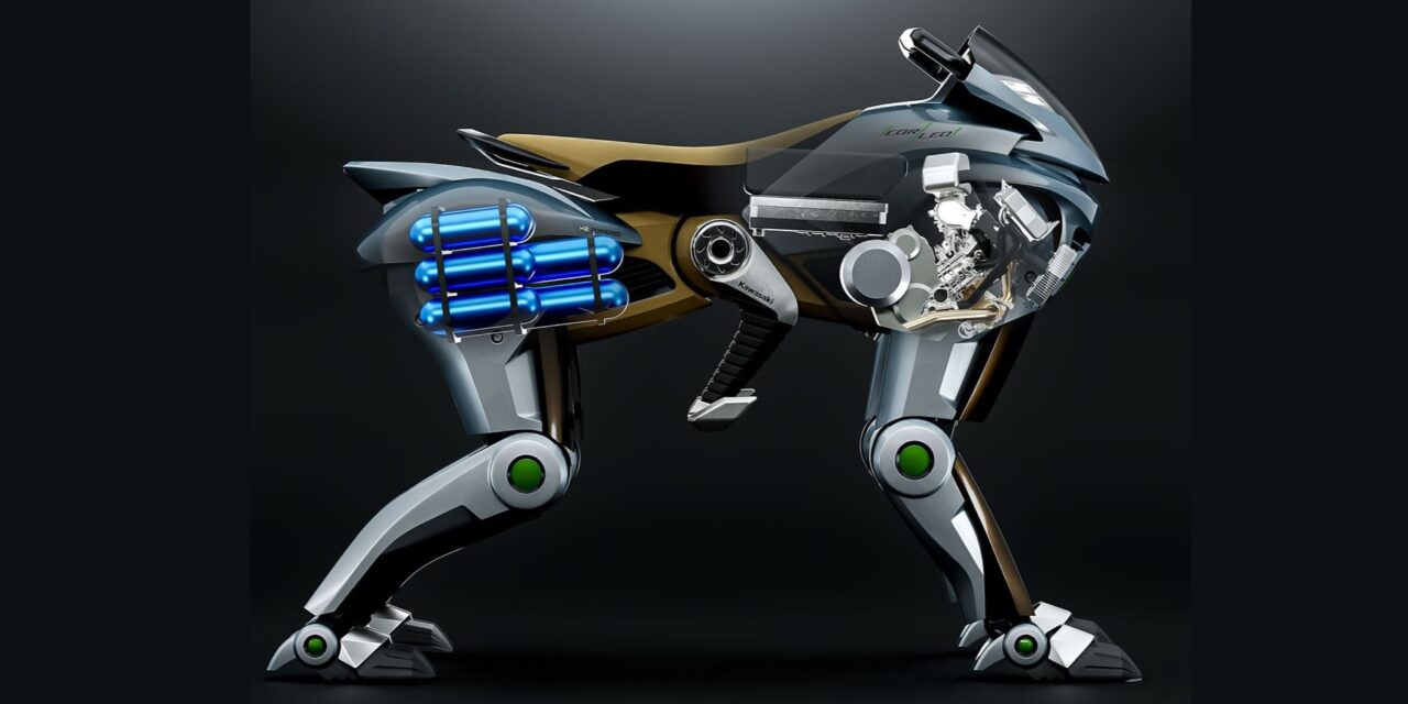 Kawasaki Group unveils a four-legged off-road vehicle of the future