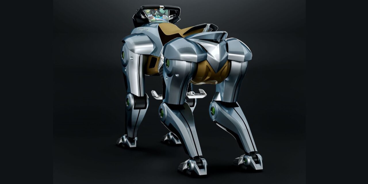 Kawasaki Group unveils a four-legged off-road vehicle of the future