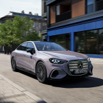 Mercedes-Benz Electric C-Class front side.