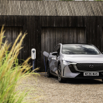 The Mazda6e EV is available in Europe.